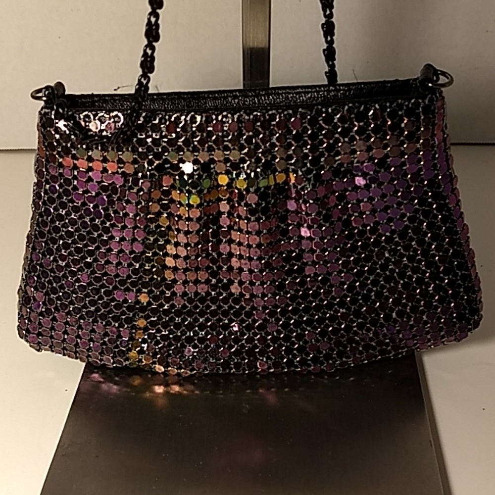 Metal Elegance Irredesence Handbag